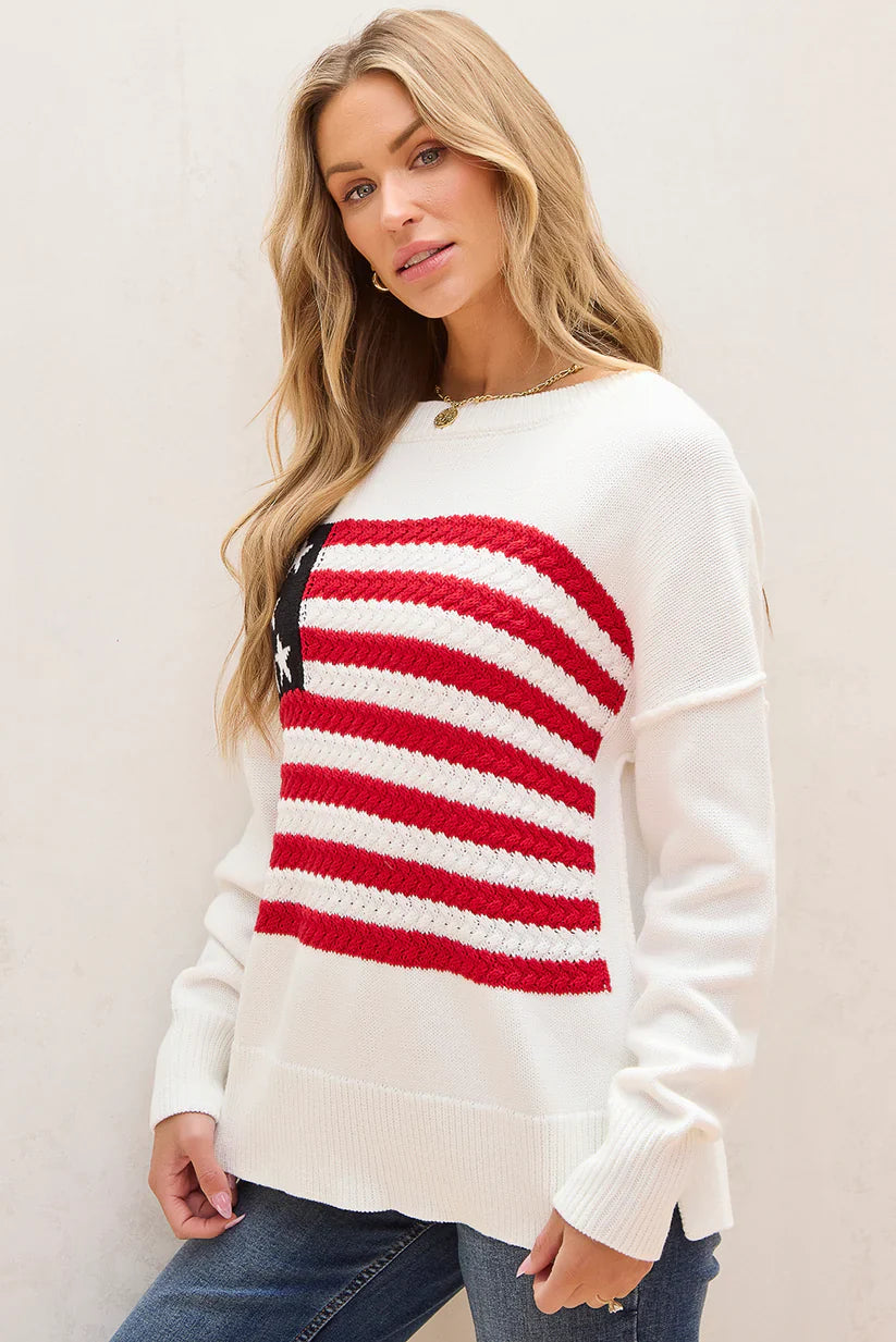 La Vero™ | America Sweater