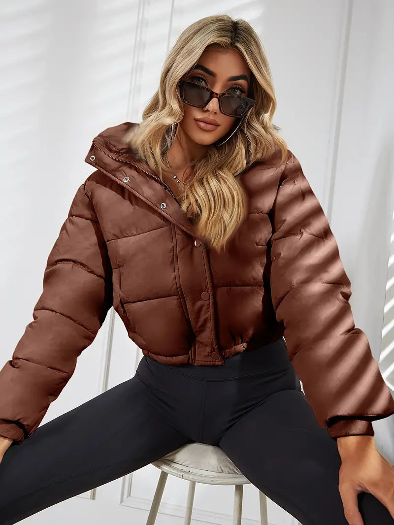 La Vero Essentials | Cropped Puffer Jacket