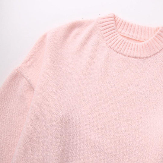 Jeanne | Pull rose oversize