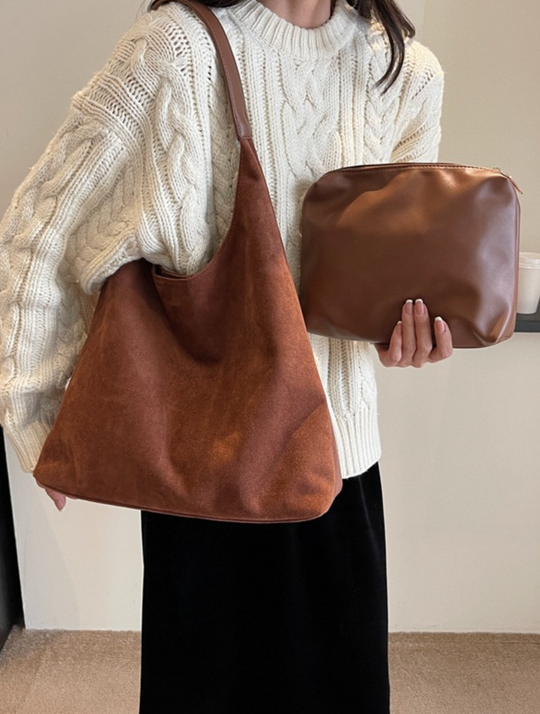 Jady | Suede Tote Bag